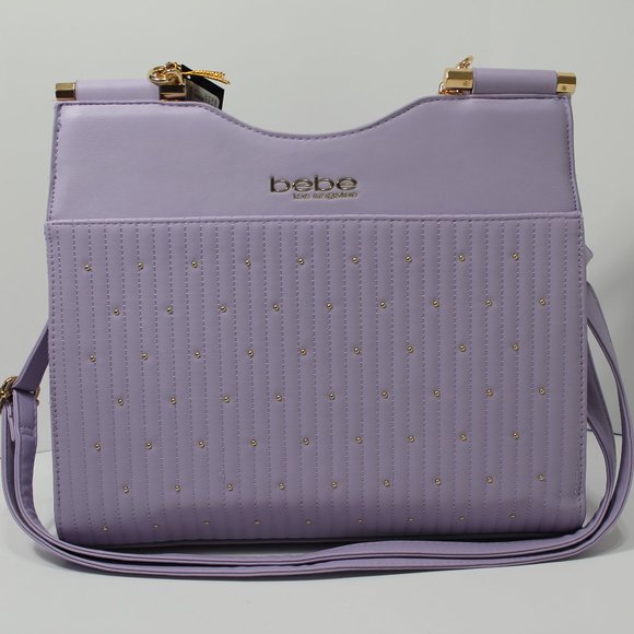 bebe Handbags - bebe Aliah Stud Shopper Purse